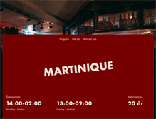 Tablet Screenshot of martinique.no